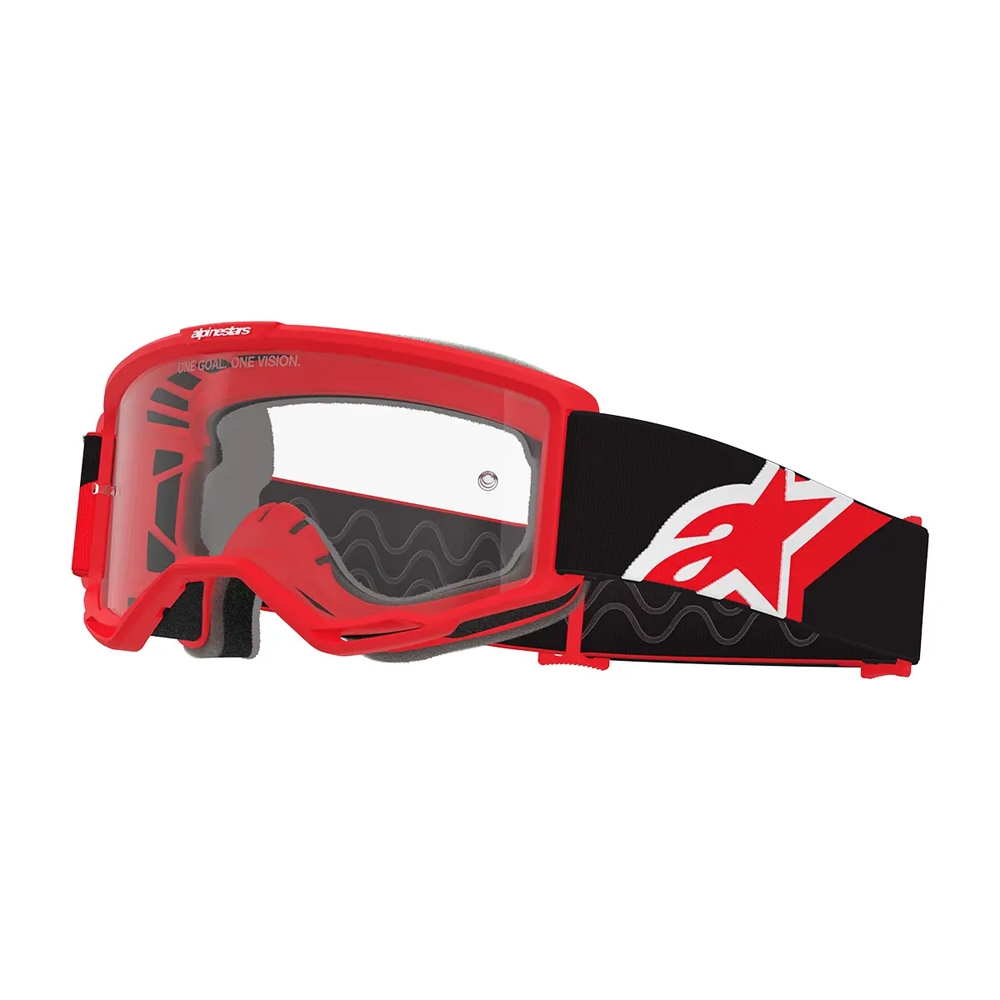 Óculos Alpinestars Vision OTG Lente Clear - Vermelho