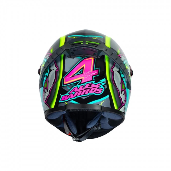 Capacete LS2 FF358 Pro Alex Barros Titanium