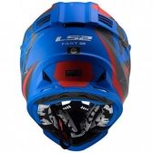 Capacete LS2 MX437 - Alpha Azul Fosco