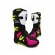Bota IMS Robust Infantil Trilha Motocross - Preto Branco Rosa