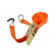 Esticador Líder Catraca + Mosquetão 2,30m - Laranja