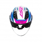 Capacete LS2 OF570 Aiflow II - Draze Branco Rosa Azul