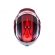 Capacete Alpinestars Sr7 Kinets Preto Vermelho Branco