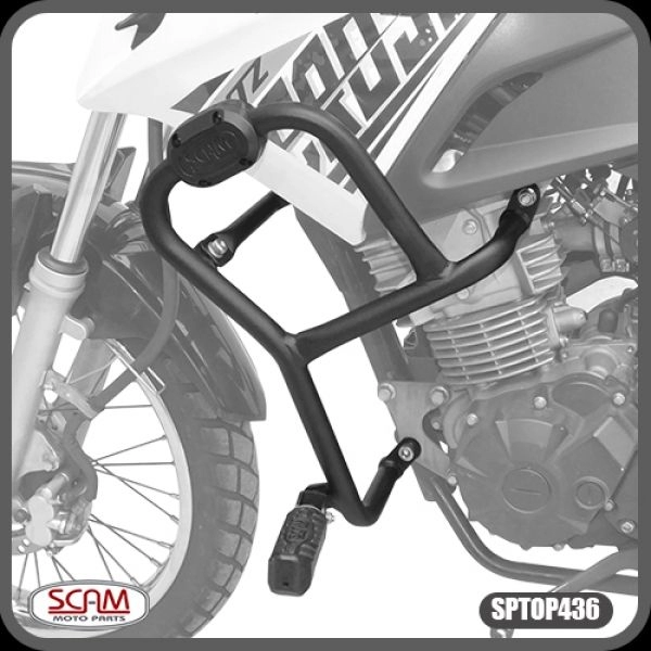 Protetor de Motor e Carenagem com Pedaleira Scam Crosser 150 2014+