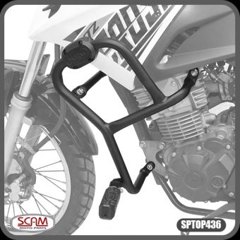 Protetor de Motor e Carenagem com Pedaleira Scam Crosser 150 2014+