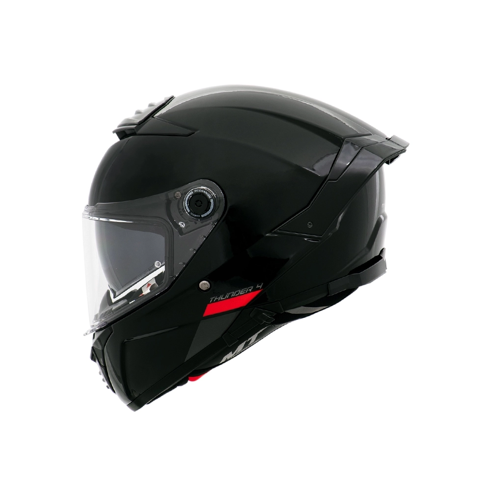Capacete MT Thunder 4 - Solid Black Gloss