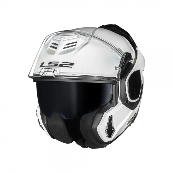 Capacete Ls2 FF906 Advant Monocolor - Branco Brilhante