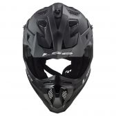 Capacete LS2 MX470 Subverter Monocolor Preto Fosco