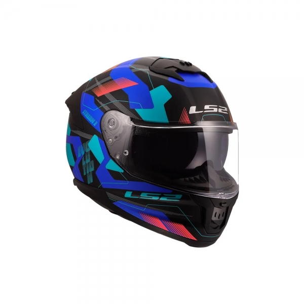 Capacete LS2 FF808 Stream II Mika - Azul Preto
