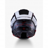Capacete Alpinestars Sr7 A-Core Preto Branco Vermelho - 60