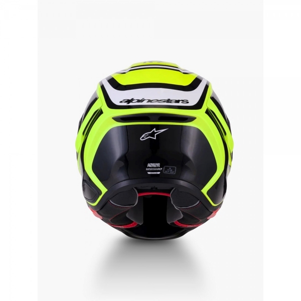 Capacete Alpinestars Sr7 Zeal Amarelo Preto Fluo