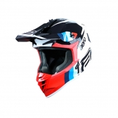 Capacete ASW R3 - Sync Branco Preto Vermelho
