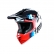 Capacete ASW R3 - Sync Branco Preto Vermelho