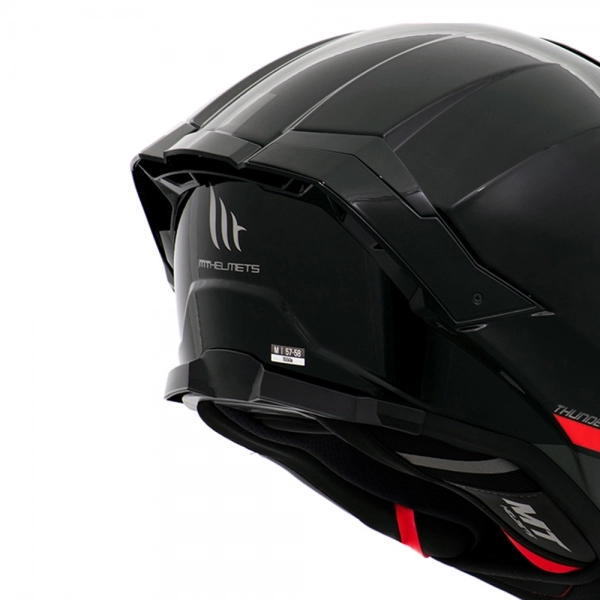 Capacete MT Thunder 4 - Solid Black Gloss
