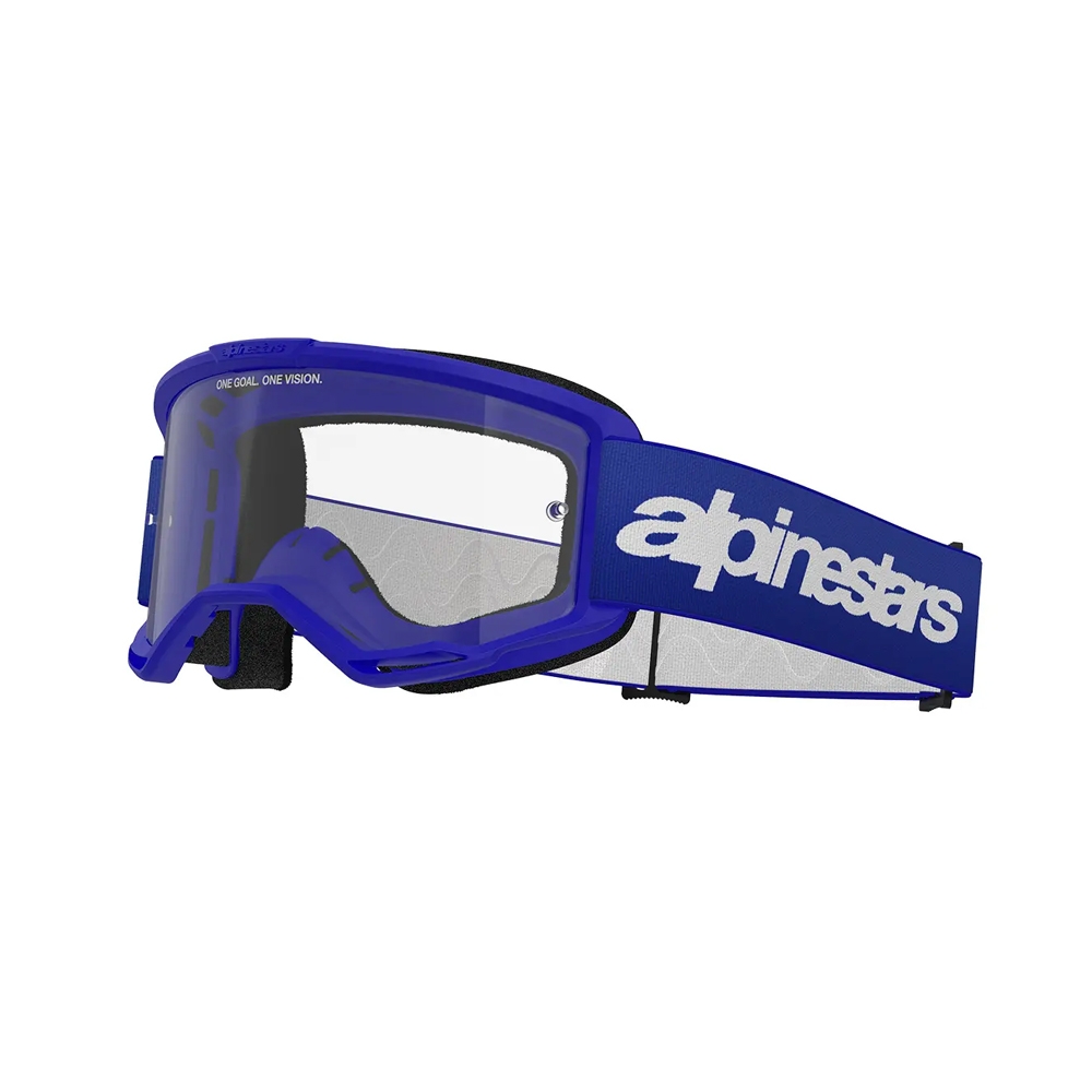 Óculos Alpinestars Vision 3 Wordmark Lente Clear - Azul