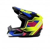 Capacete IMS One Vision Pro - Azul Fluor Vermelho