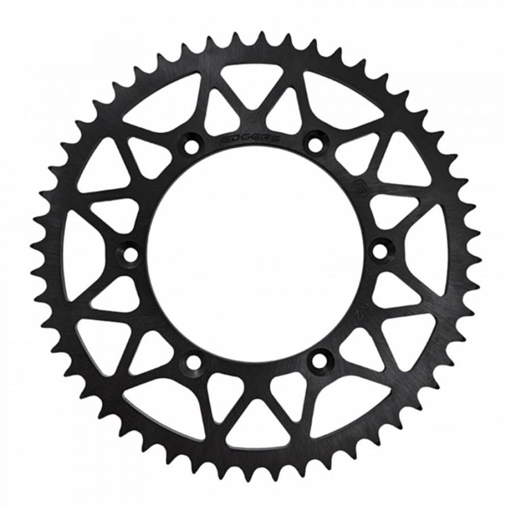 Coroa Edgers Aço KTM 125 à 600 - Preto