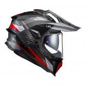 Capacete LS2 MX701 Explorer - Frontier Vermelho
