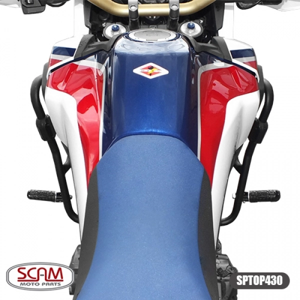 Protetor de Motor e Carenagem com Pedaleira Scam Africa Twin