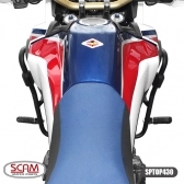 Protetor de Motor e Carenagem com Pedaleira Scam Africa Twin