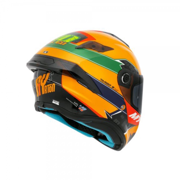 Capacete MT Targo S - Diogo 23 Tribute A3 Amarelo