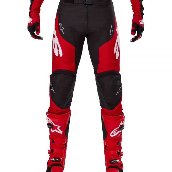 Calça Alpinestars Racer Veil Preto Vermelho Fluor