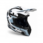 Capacete IMS Revo Edge Trilha Motocross - Branco Preto Cinza