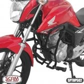 Protetor de Motor e Carenagem com Pedaleira Scam Honda CG160 2014+