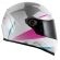 Capacete LS2 FF358 Tyrell Violeta Branco Rosa