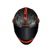 Capacete LS2 FF358 - Tank Preto Laranja