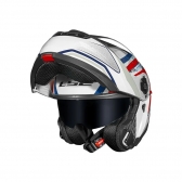 Capacete LS2 Strobe II FF908 - Phantom Branco Vermelho Azul