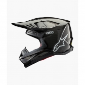 Capacete Alpinestars SM10 Solid Preto Gloss Carbon