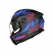 Capacete LS2 FF808 Stream II - Road Titanium Vermelho Azul