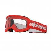 Óculos Alpinestars Vision 3 Wordmark Lente Clear - Vermelho