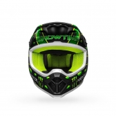 Capacete Bell MX-9 Mips Show Time Preto Fosco Verde