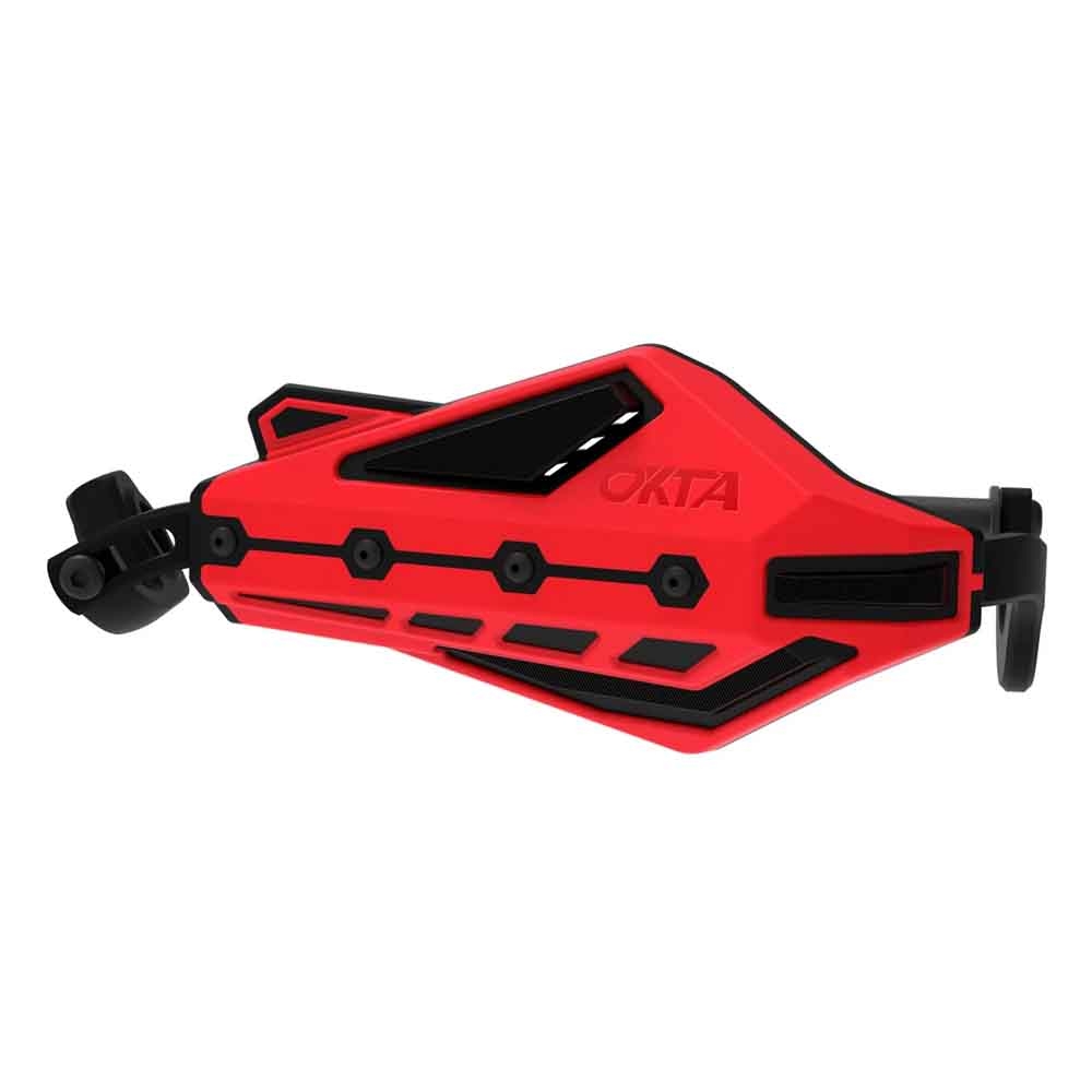 Protetor De Mão Okta Force P/ Guidão Oxxy - Vermelho