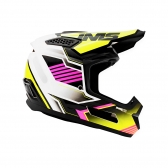 Capacete IMS One Vision Pro - Fluor Branco Rosa
