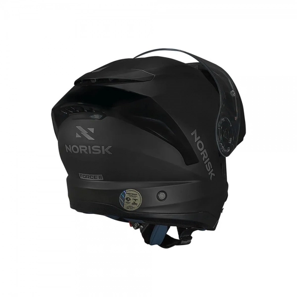 Capacete Norisk Articulado Force II Monocolor Preto Fosco