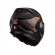Capacete Articulado LS2 Advant X - Oblivion Preto Vermelho Fosco
