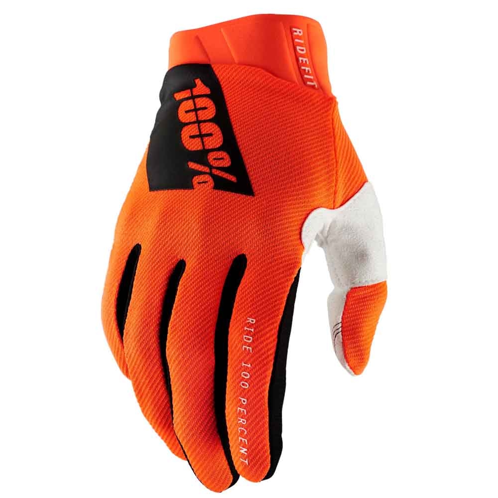 Luva 100% Ridefit - Laranja