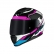 Capacete Norisk Razor - Speedmax Preto Branco Rosa