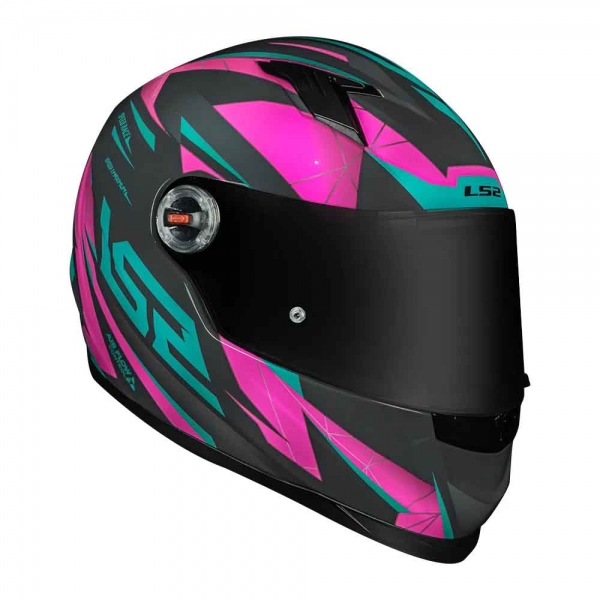 Capacete LS2 FF358 - Draze Cinza Rosa