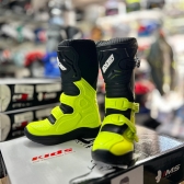 Bota IMS Track Infantil Trilha Motocross - Amarelo Fluor Preto