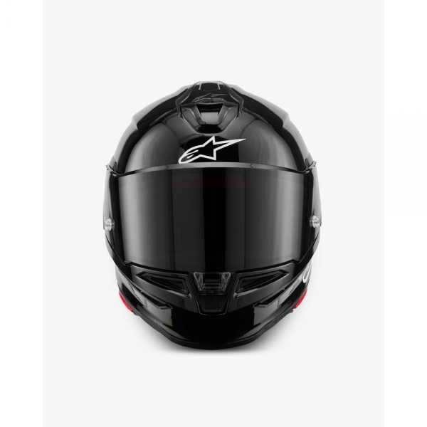 Capacete Alpinestars Sr7 Solid Preto Brilhante