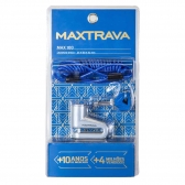 Cadeado Disco Maxtrava Com Lembrete Cabo + Bolsa Pino 5,5