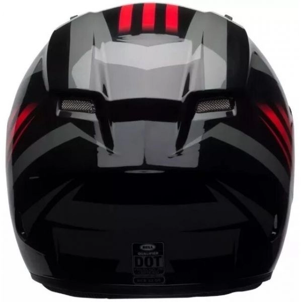 Capacete Bell Qualifier Blaze - BLAZE GLOSS PRETO / VERMELHO TITANIUM