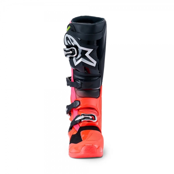 Bota Alpinestars Nova Tech 7 - Preto Vermelho Fluor Rosa
