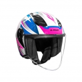 Capacete LS2 OF570 Aiflow II - Draze Branco Rosa Azul