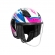 Capacete LS2 OF570 Aiflow II - Draze Branco Rosa Azul