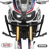 Protetor de Motor e Carenagem com Pedaleira Scam Africa Twin